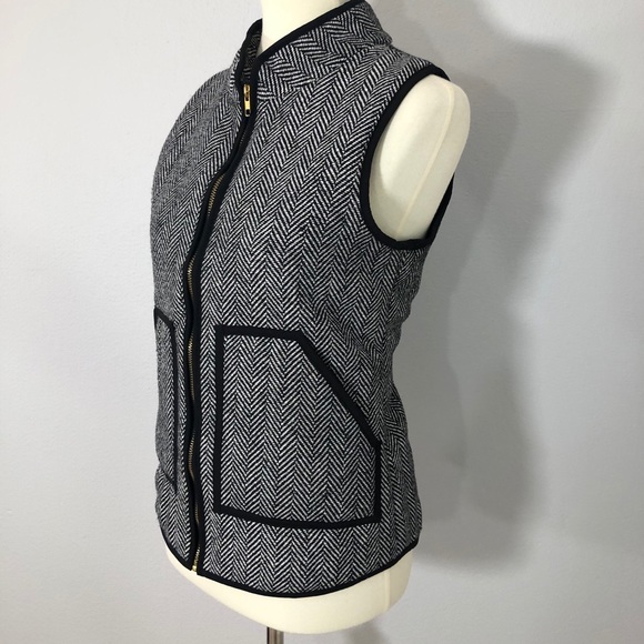 {J.Crew Inspired} Herringbone Boutique Vest - Picture 4 of 9